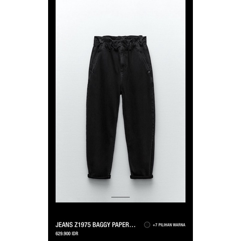 ZARA ORIGINAL BAGGY SIZE 32