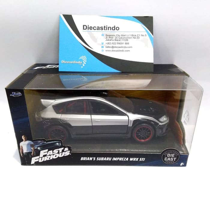 dct649 Jada Fast & Furious 1:32 Brian's Subaru Impreza WRX STI