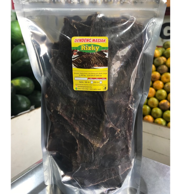 

Dendeng Masiak Daging sapi mentah 250 gr