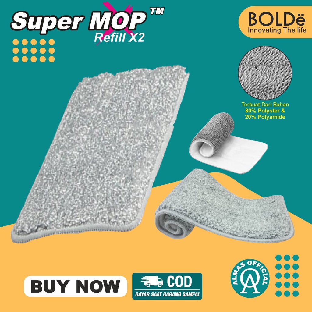 Kain Pel Super Mop X2 - Refill Super MOP X2