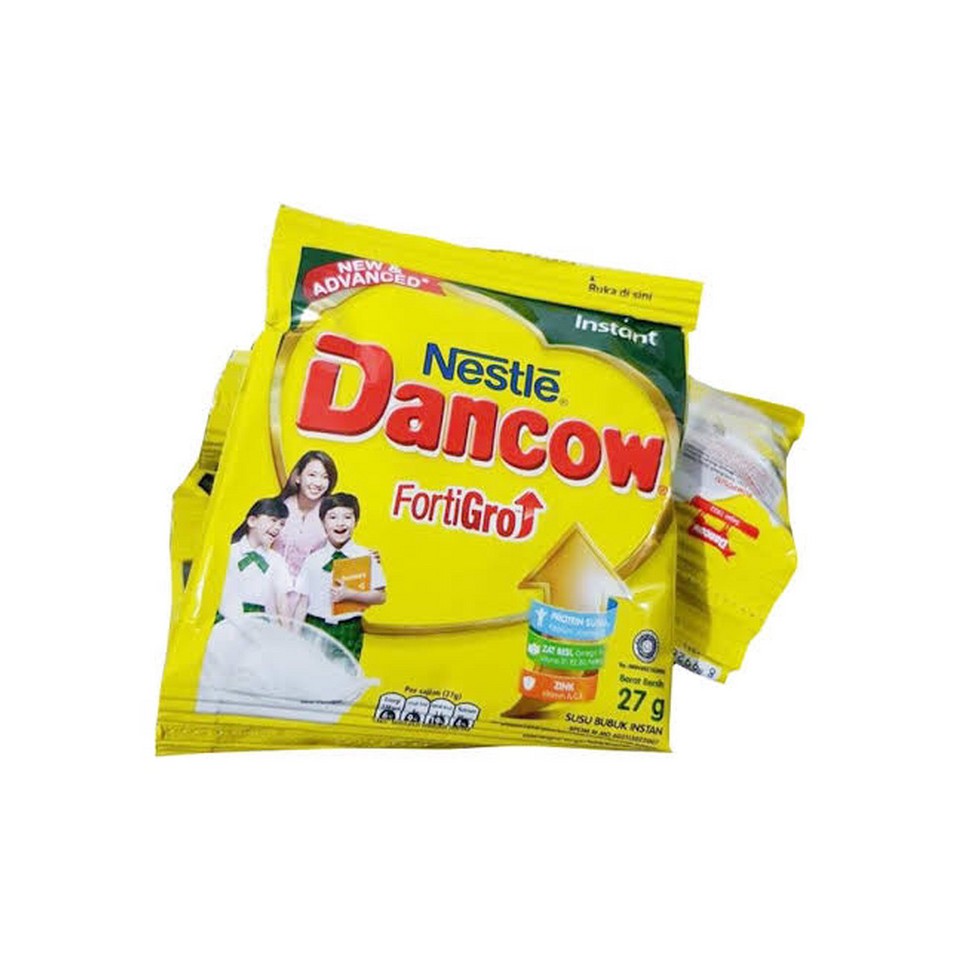 Dancow Fortigro Susu Bubuk Instant Sachet 5 X 27G