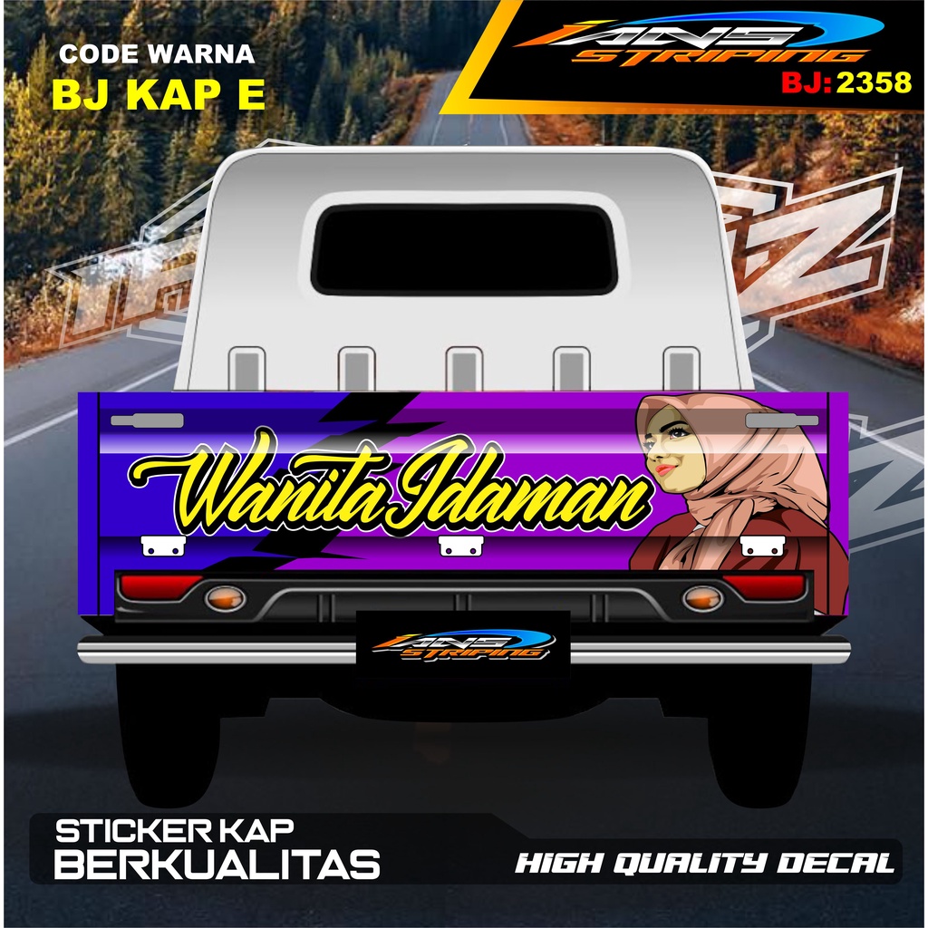 STICKER BAK BELAKANG GRANMAX / STICKER VARIASI GRANMAX PICK UP / DECAL STIKER CARRY PICK UP / STIKER VARIASI PICK UP L300