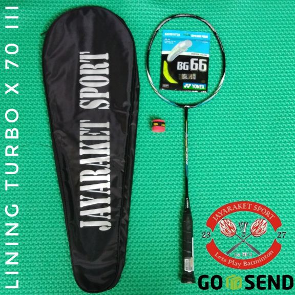 Promo Raket Badminton Lining Turbo x 70 III Berkualitas