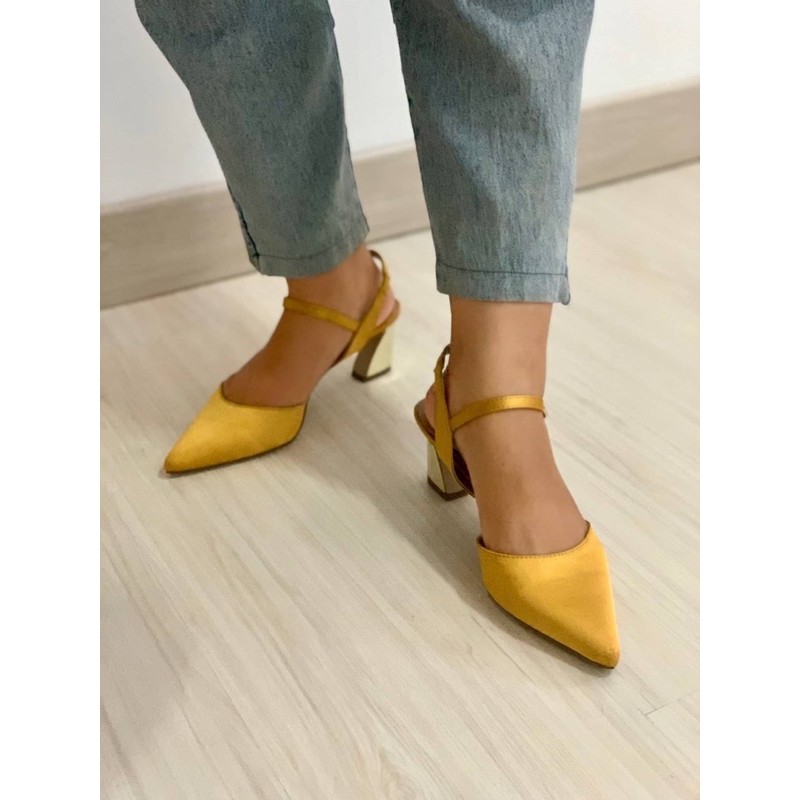 [7.7 Boombastis Sale⚡] - SEPATU SHOES WANITA PDR PS062 POINTED TOE SLINGBACK SHOES  PREMIUM IMPORT