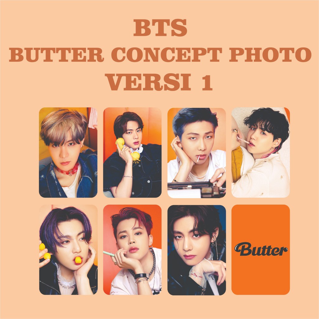 BTS BUTTER SINGLE CONCEPT PHOTOCARD