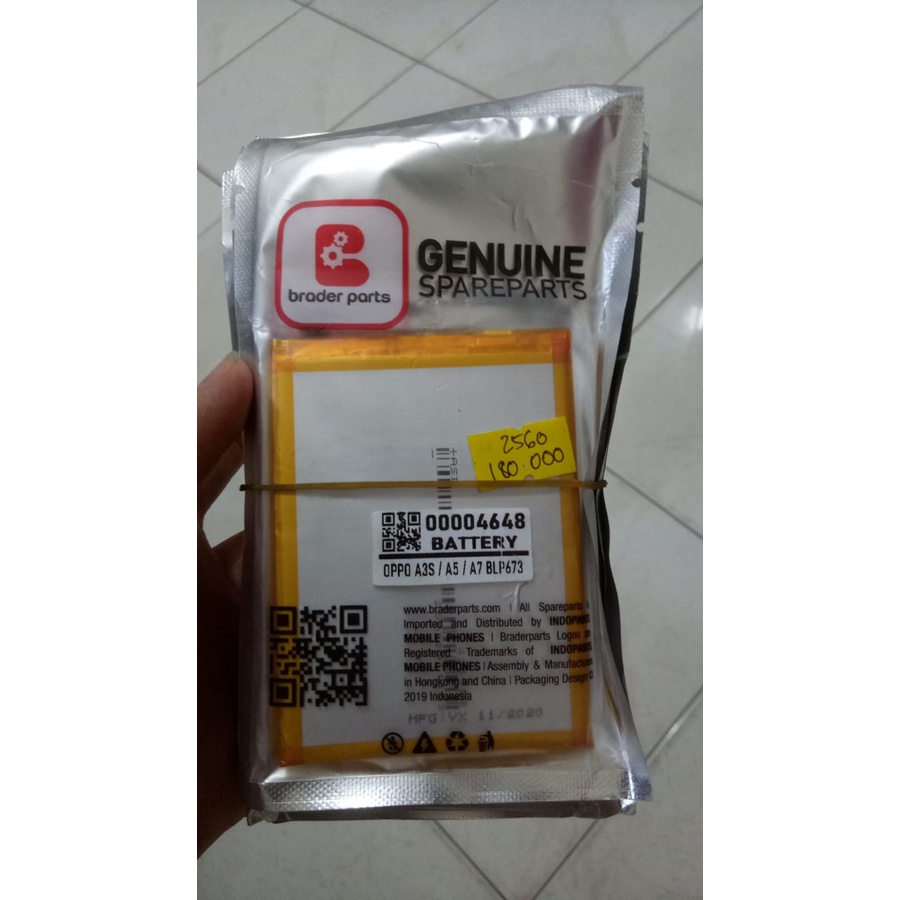 BATERAI HP OPPO A3S / A5S / A7 BLP673
