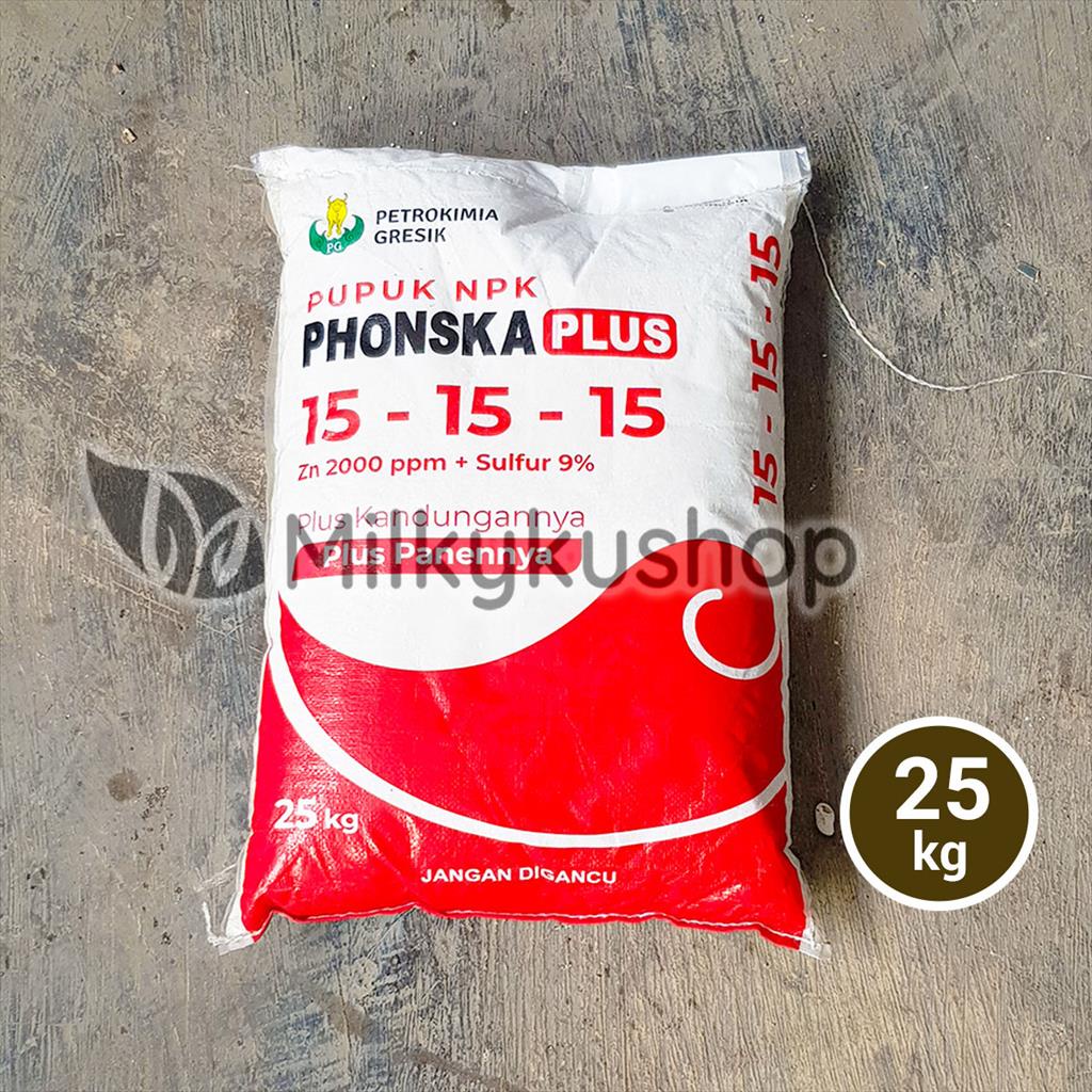 PUPUK NPK PHONSKA PLUS 15 15 15 KEMASAN PABRIK 25 KG VIA GOSEND GRAB