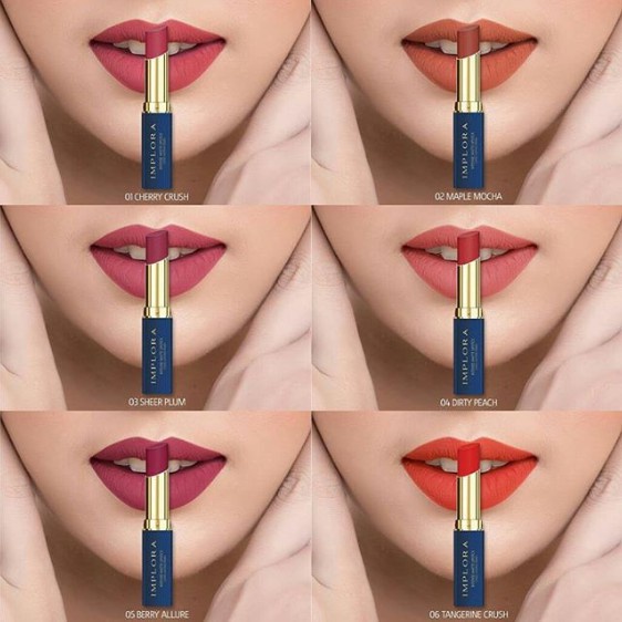 IMPLORA ✔️BPOM Intense Matte Lipstick( lipcream Lipstick Lipstik )