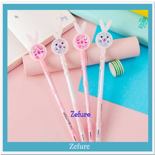 

Pulpen bunny gliter pulpen gel pulpen bunny gel pulpen unik pulpen murah pulpen lucu/aesthetic pen