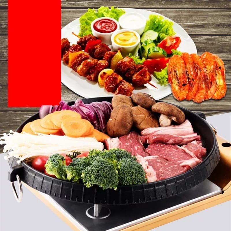 HANARO BULGOGI ROUND MULTI ROASTER 32CM - PANCI BBQ (bintang acc)