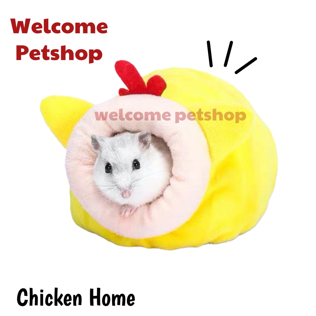 Chicken Home / Rumah Hamster Motif Ayam / Kandang Hamster