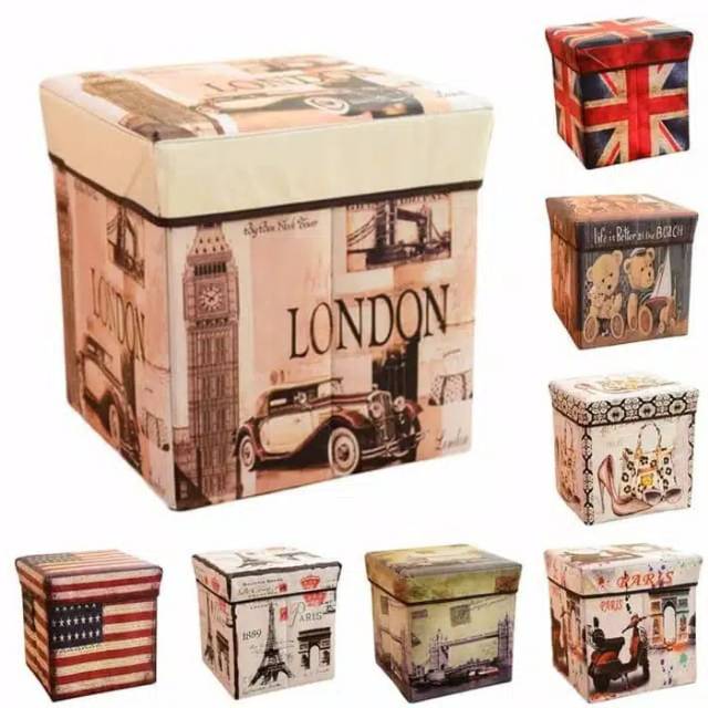 STORAGE BOX / KOTAK PENYIMPANAN / KOTAK SERBAGUNA / STORAGE STOOL