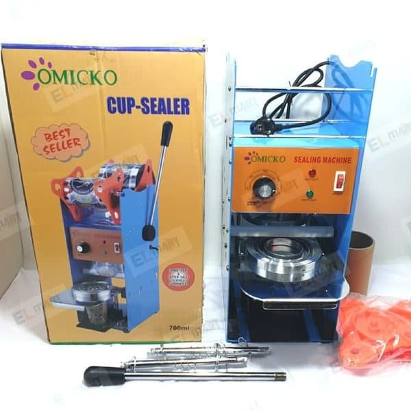 OMICKO SEALING MACHINE MESIN CUP SEALER PRES GELAS PLASTIK