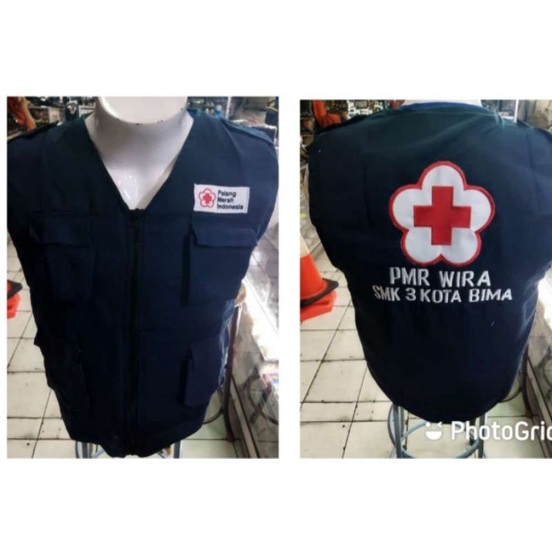 rompi pmi navy#rompi pmr biru dongker