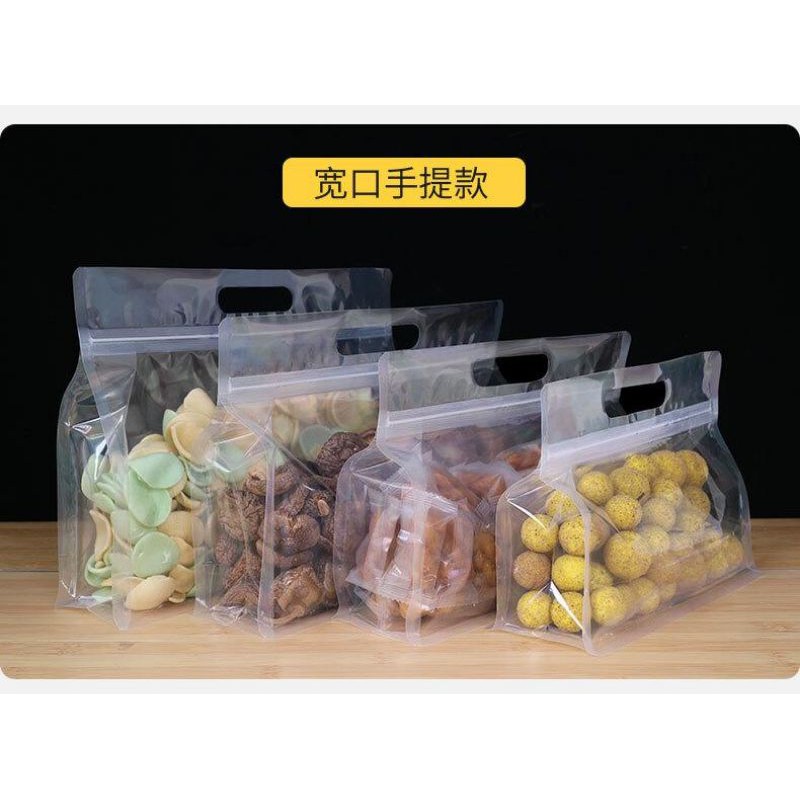 Plastik Ziplock Kemasan Makanan 24x17+8cm Standing Pouch Ziplock