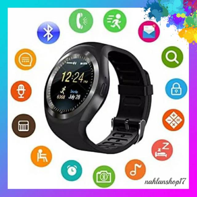 Smartwatch Y1 SIM MEMORY plus camera / Smart Watch DZ11 / JAM PINTAR