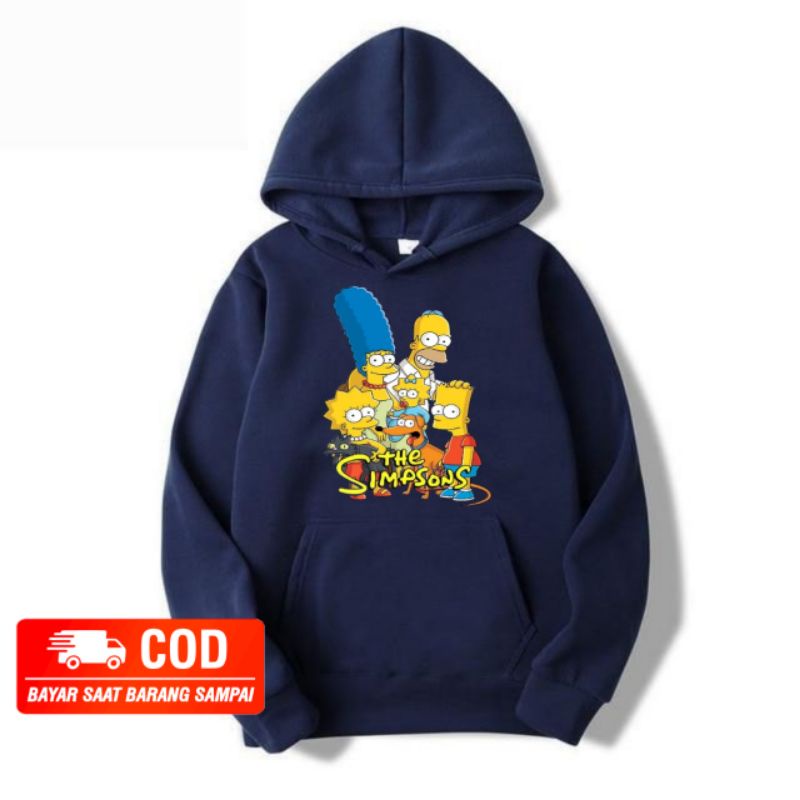 sweater Hoodie anak-anak terbaru karakter kartun THE SIMPSONS bahan cattun fleece original distro