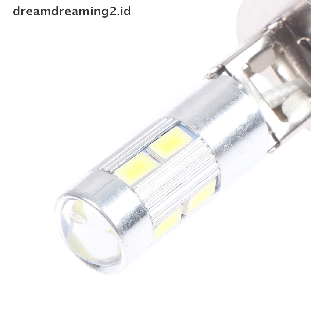 (LIKE) 2 Pcs Lampu Utama Kendaraan Tipe LED H1 H3 12V 5630 6000K DC Anti Kabut