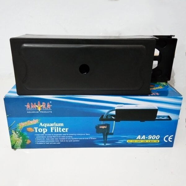 Filter Aquarium Amara AA 900 Paket Lengkap Mesin Pompa Air Set Top Box