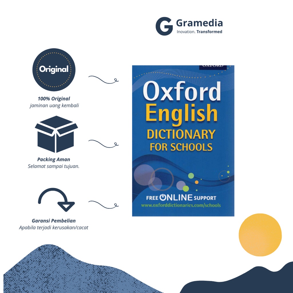 Gramedia cikupa - OXFORD ENGLISH DICTIONARY FOR SCHOOLS NEW