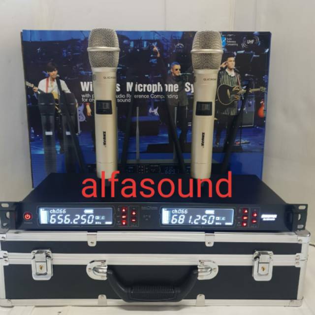 Microphone Wireless Shure QLXD KSM9 Handled Mic QLDXKSM9 KSM 9 Gold