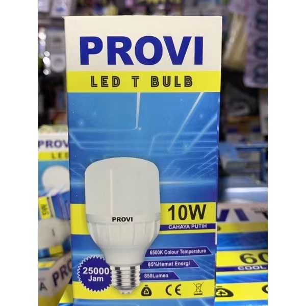 BOHLAM BOLA LAMPU LED PROVI 10W 10WATT GARANSI 1 TAHUN SANGAT TERANG LED CAPSULE