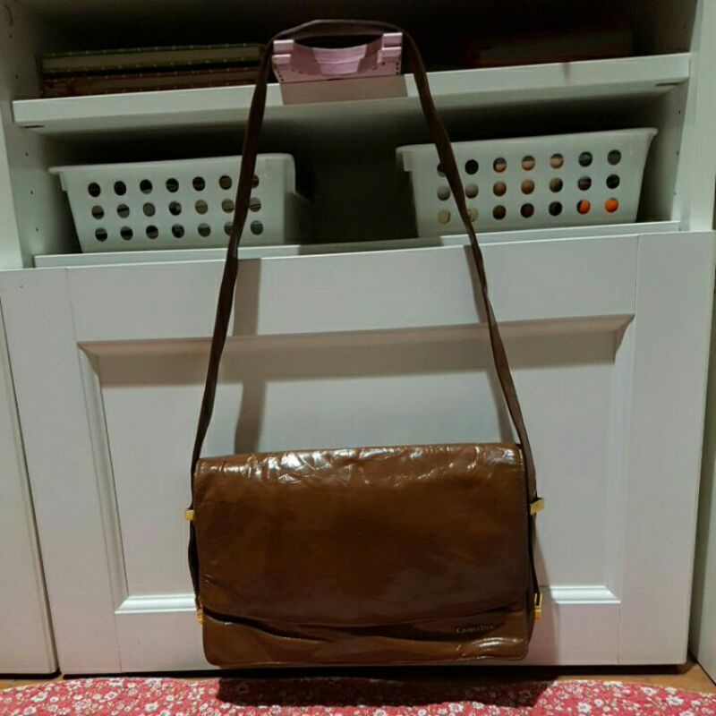 Preloved shoulder bag Vintage coklat Esquire