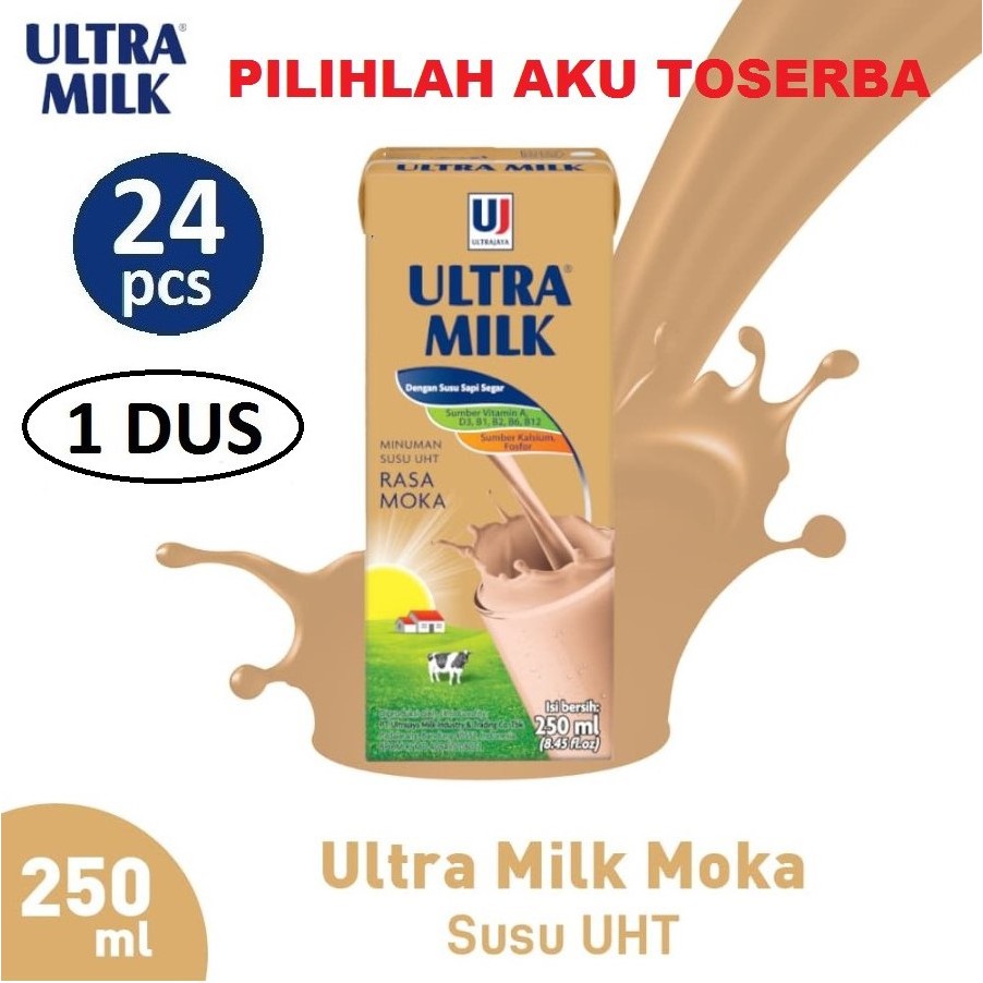 Susu Ultra Moka (Mocca) 250 ml - (1 DUS ISI 24 pcs)