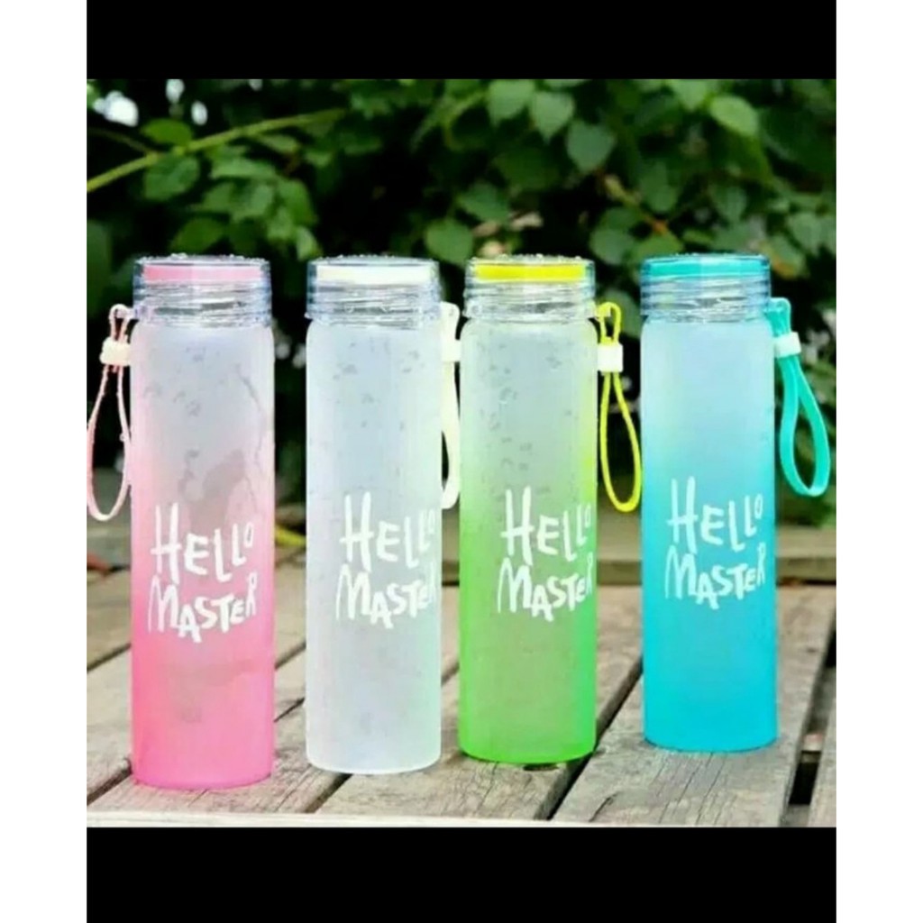 HK- Botol Hello Master Botol Kaca Hello Master Botol Air Minum