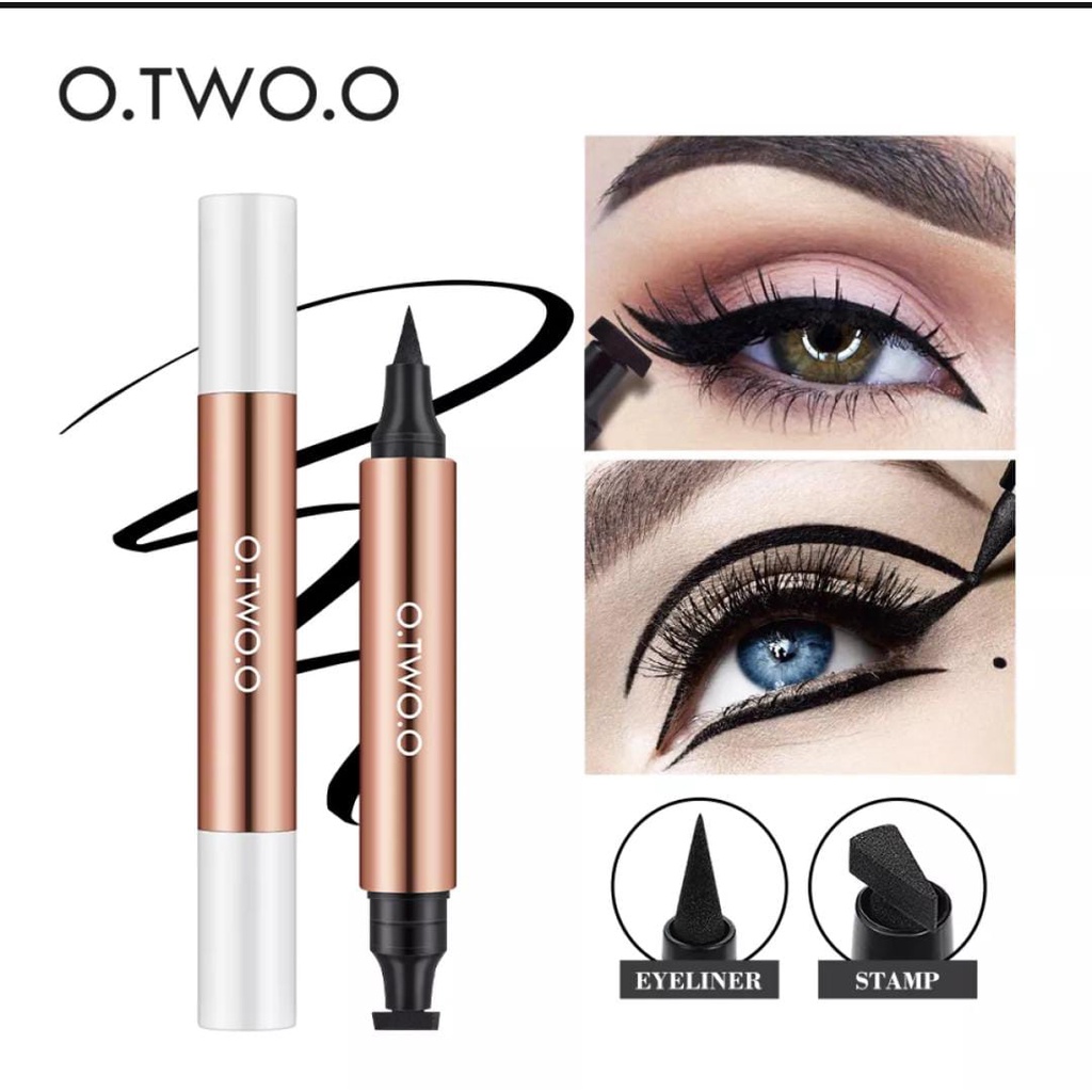 RCS ✅ O.TWO.O eyeliner2in1 wing stamp otwoo eyeliner wing stamp 2in1 EXP 2025