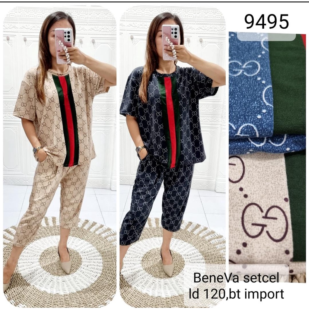 Setcel Theresia Beneva 7/8 LD 120 Motif Guc*ci 9495