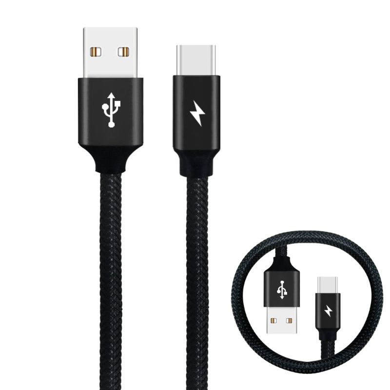 VIVI   30cm 3A Fast Charger Cable Type C Braided Power Bank Cable For S9 S8 Mate 20/10/9 P20/P10/P9 Smart Phones Tablet PCs