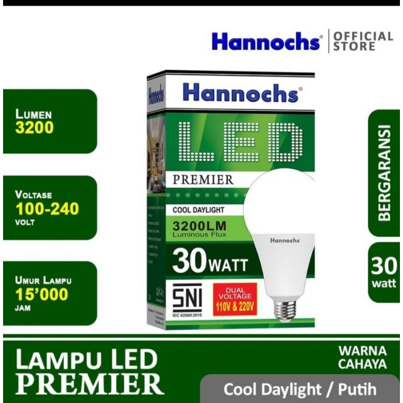 lampu led hannochs premier 30watt/bolam lampu led 30watt