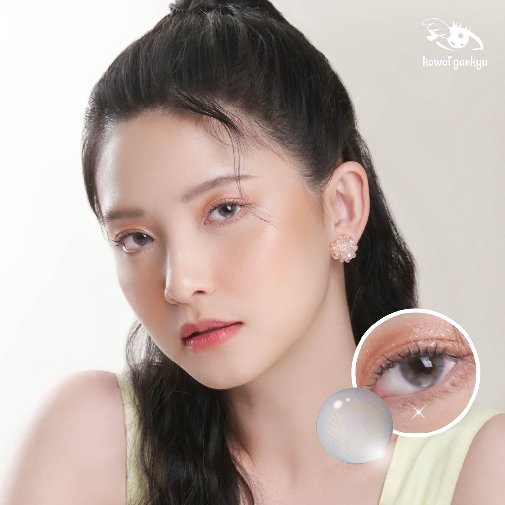 KawaiGankyu Softlens - Princess vonvon gray (1botol)