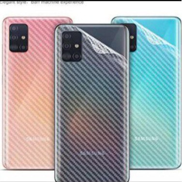 SKIN KARBON BELAKANG ASUS ZENFONE MAX M1/M2/PRO M1/PRO M2