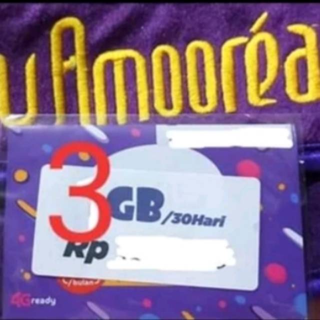 Kartu Perdana internet AXIS Kuota 3GB 24jam full Nasional