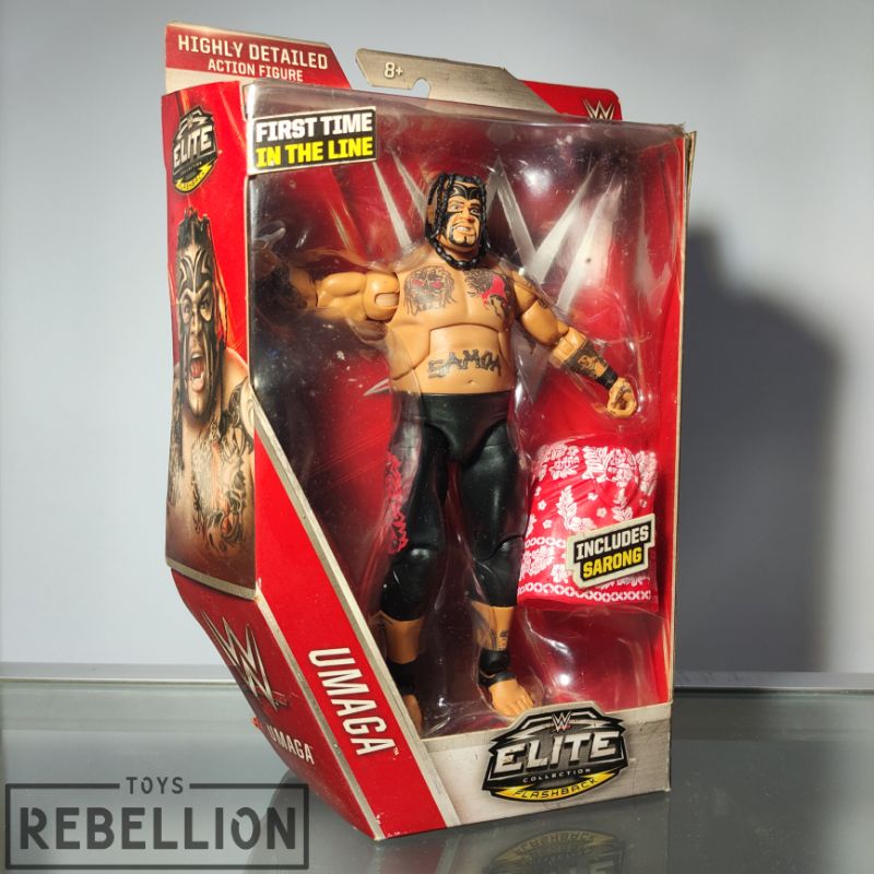 Jual Mattel Wwe Umaga Elite 40 Action Figure Shopee Indonesia