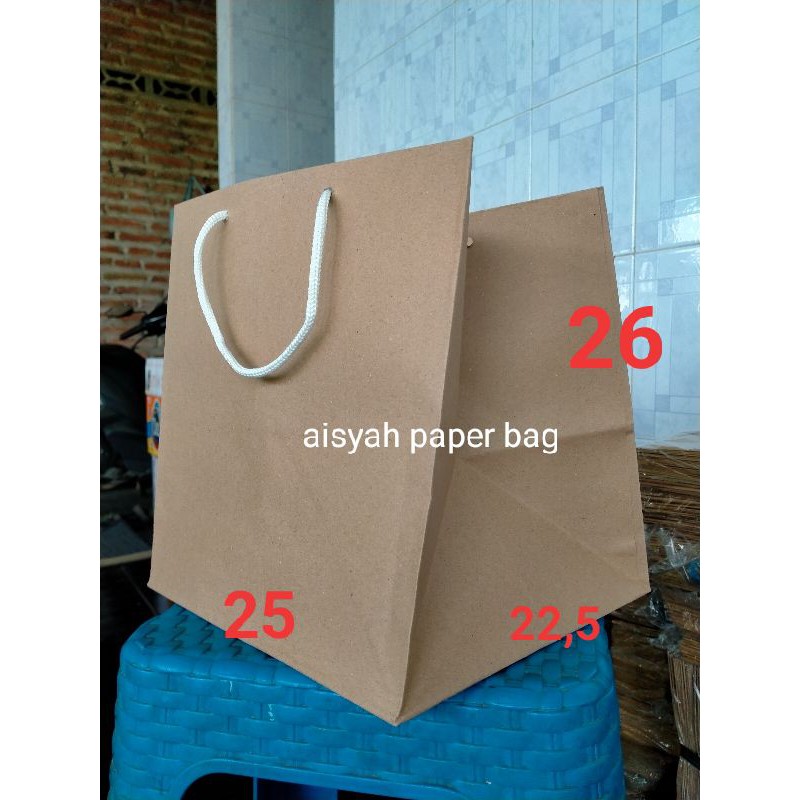 

Paper bag kotak nasi 22x22