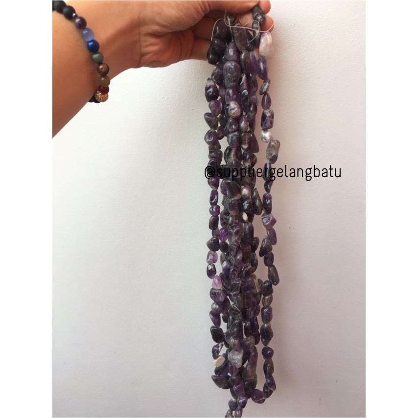 bongkah rough Batu amethyst kecubung ungu amethys kalimantan akik 30mm akesoris craft fashion trendy