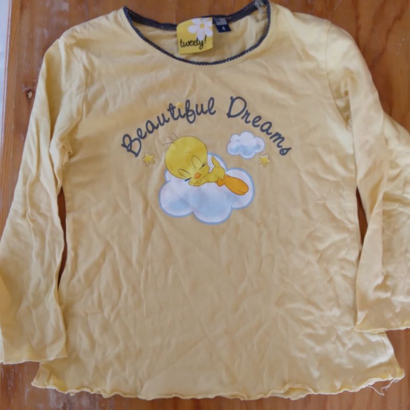 Kaos Anak Perempuan Tweety Bekas/Second