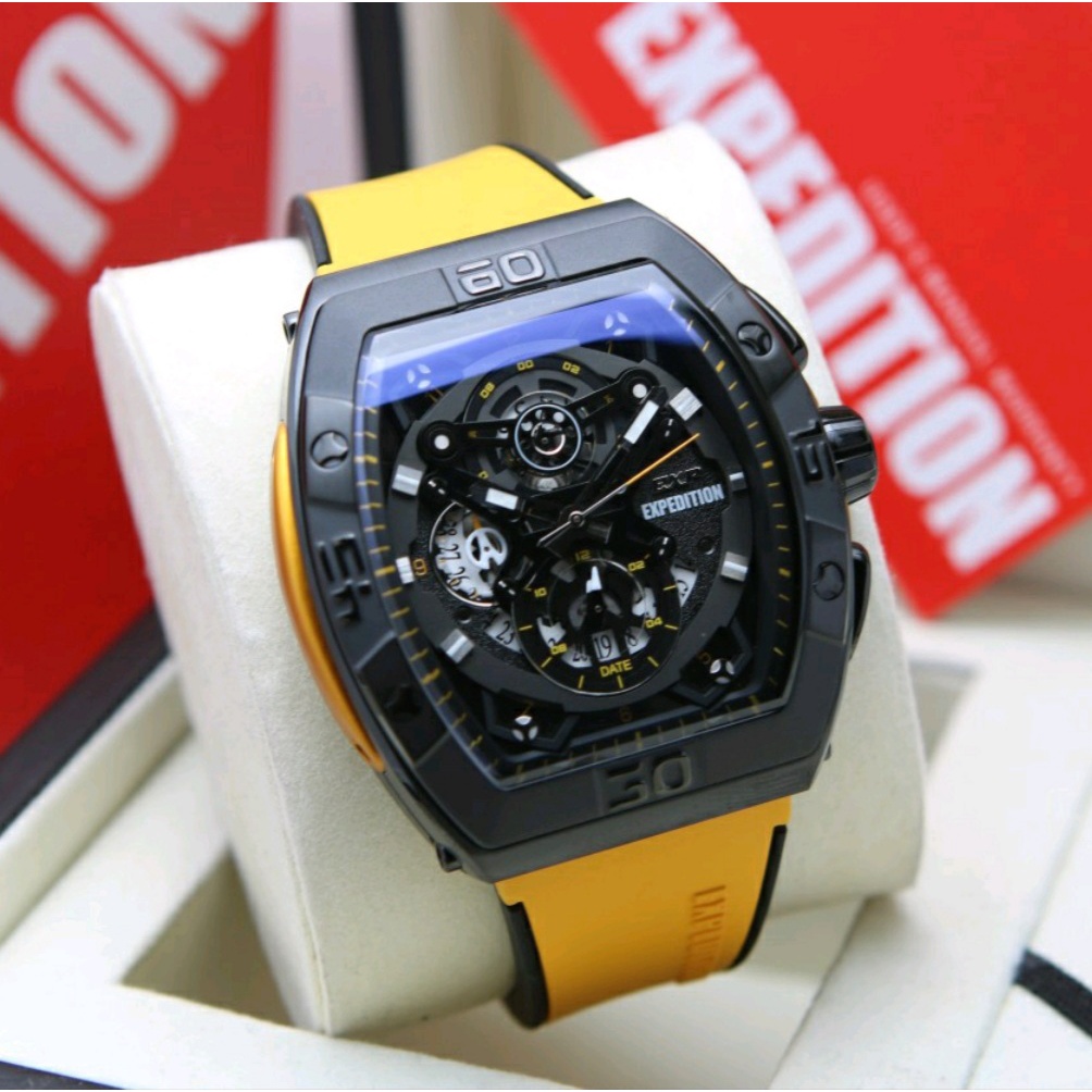 Expedition EXP 6800 / E 6800 Jam Tangan Pria Original Size 4,8 Cm x 5,3 Cm