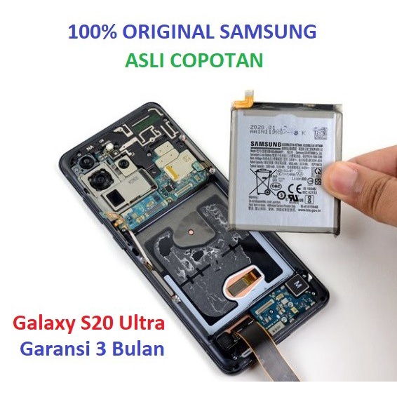 Baterai Battery SAMSUNG Galaxy S20 Ultra 5G Original Copotan EB-BG988