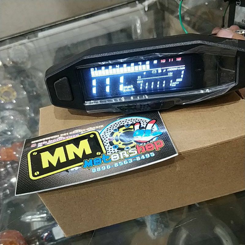 Spido Speedometer Digital + sensor KTM utk custom CB Trail KLX CRF WR
