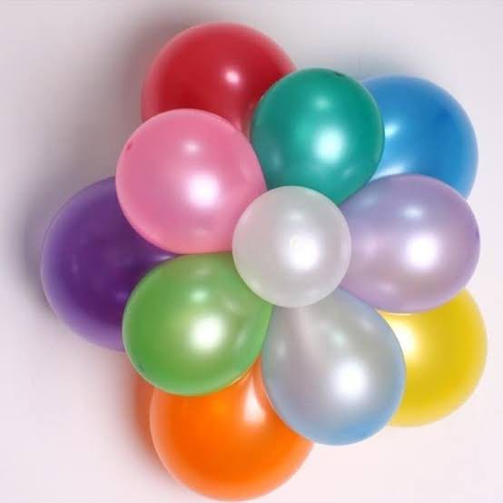 balon latex metalic 12 inch balon polos warna pink kuning hitam biru hijau merah putih hitam metalik