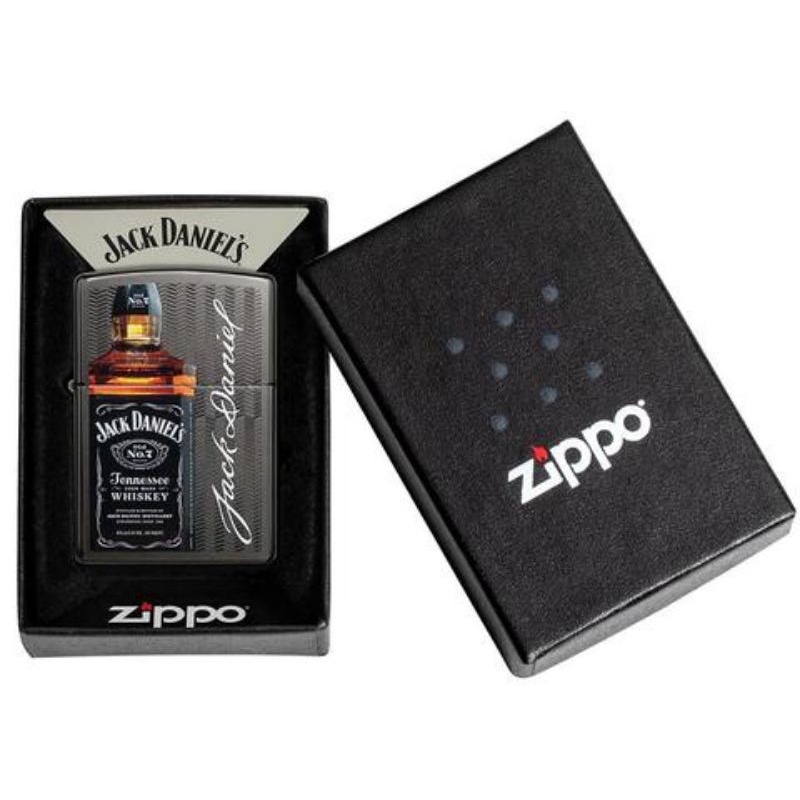Zippo Original 49321 Jack.Daniel Logo Bottle Gray Dusk