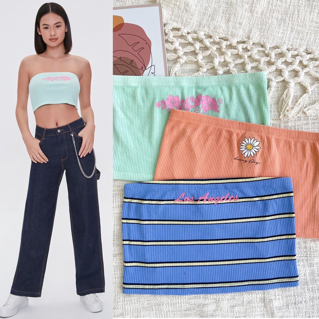 Forever21 Ribbed Tube Top