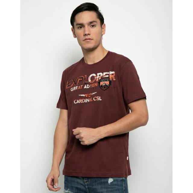 Cardinal Casual kaos pria