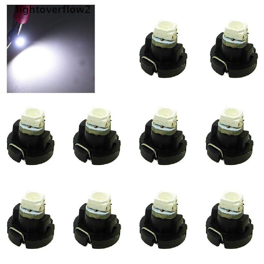 (Light2) 10pcs Lampu Led Wedge T3 Smd Neo Untuk Dashboard Mobil