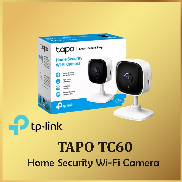 TP-LINK Tapo TC60 Home Security Wi-Fi Camera - Tplink TC 60 Camera