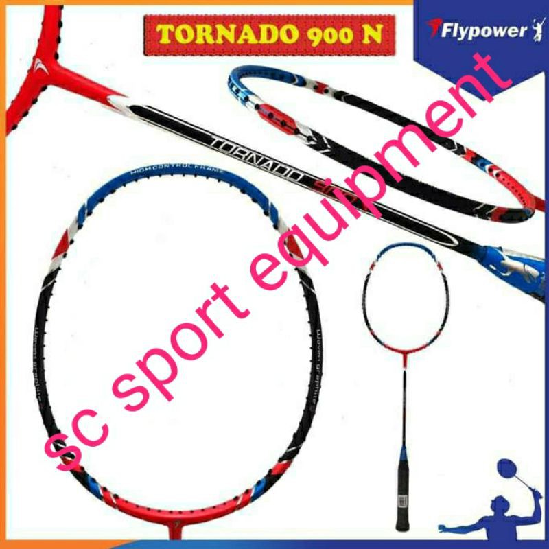 Raket Flypower Tornado 900N/ 800 Original Free pasang senar